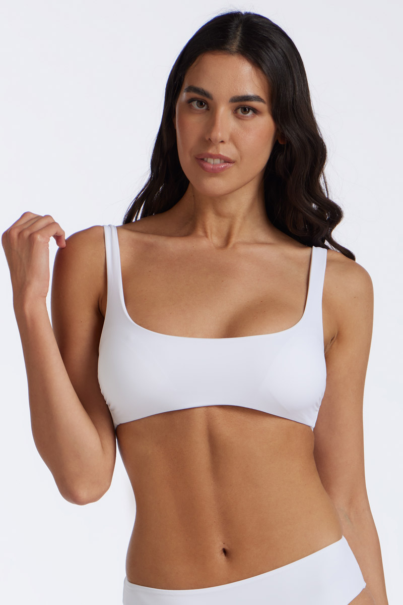 BRALETTE IN MICROFIBRA TINTA UNITA