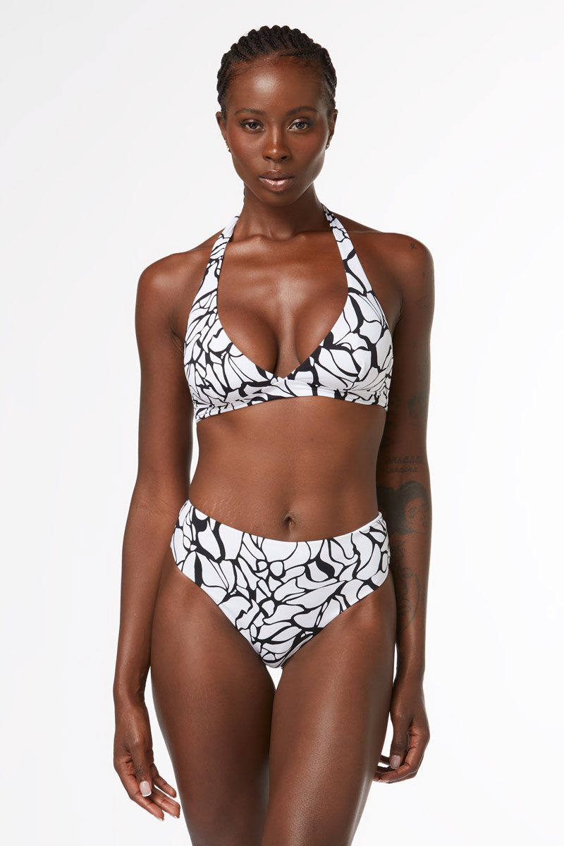 REGGISENO A TRIANGOLO STAMPA FLOREALE