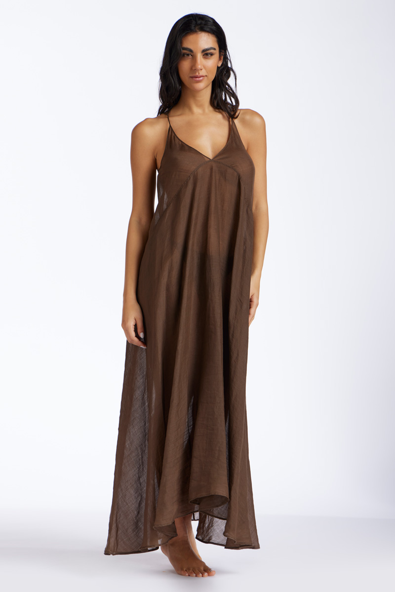 MAXI DRESS IN LINO